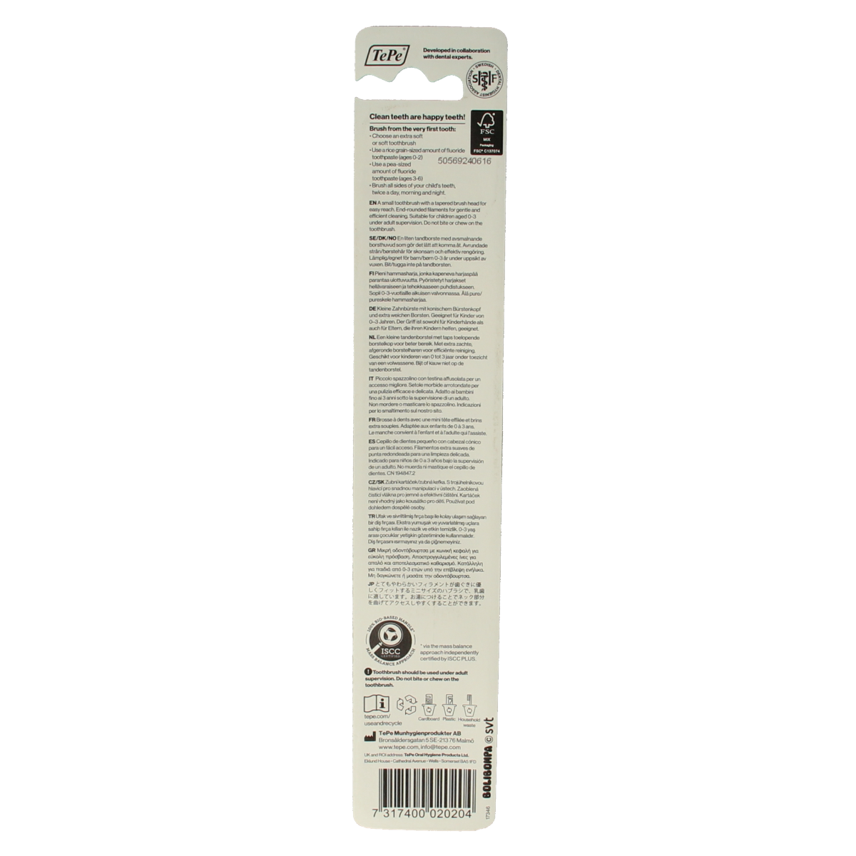 TePe Tandenborstel bolibompa extra soft 1.00 Stuks