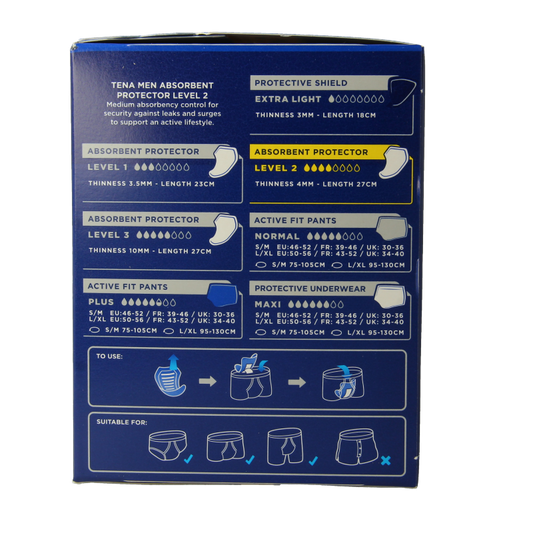 Tena Men active fit level 2 10 Stuks