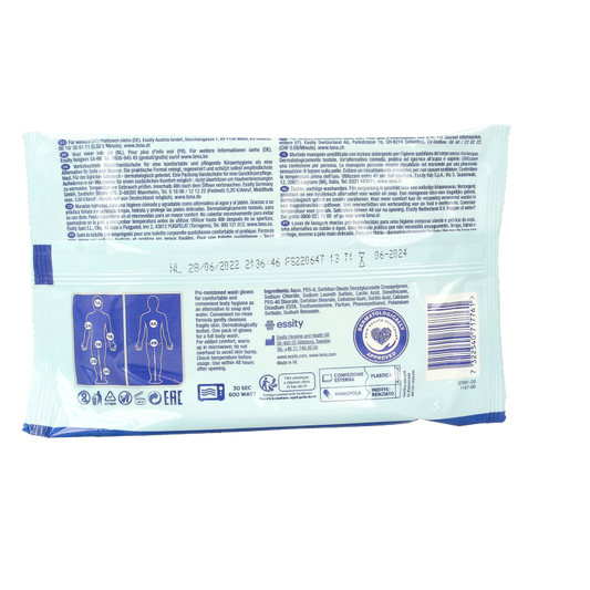 Tena Wet wash glove freshly 5 Stuks