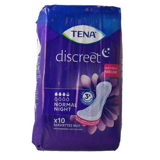 Tena Discreet normal night 10 Stuks