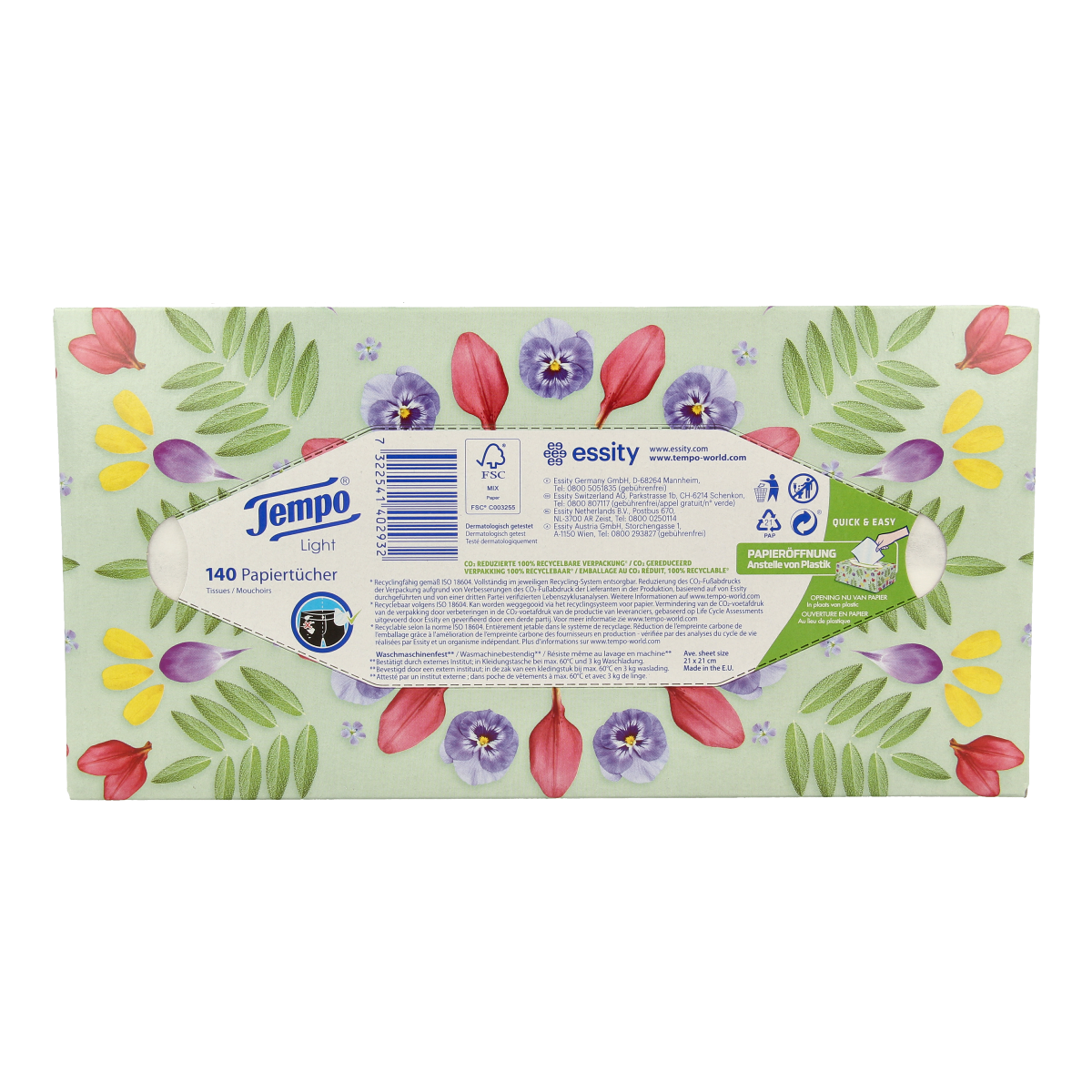 Tempo Tissue box XXL 3-laags 140.00 Stuks