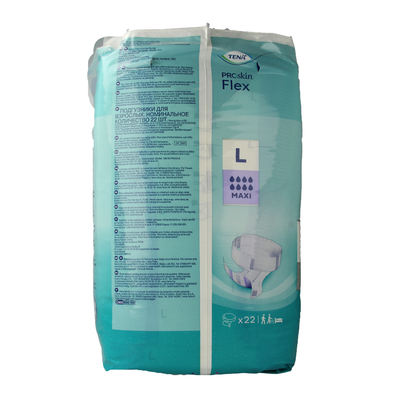 Tena Proskin flex maxi L 22 Stuks