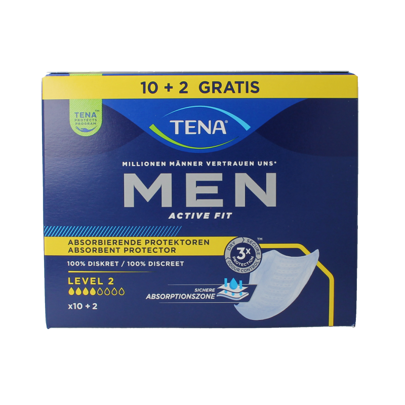 Tena Men active fit L2 12 Stuks