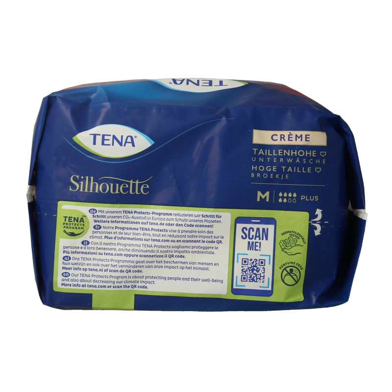 Tena Silhouet plus high waist creme medium 9 Stuks