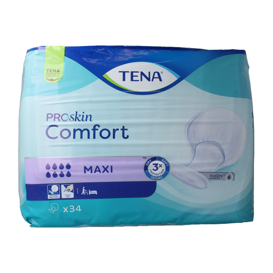 Tena Proskin comfort maxi 34 Stuks