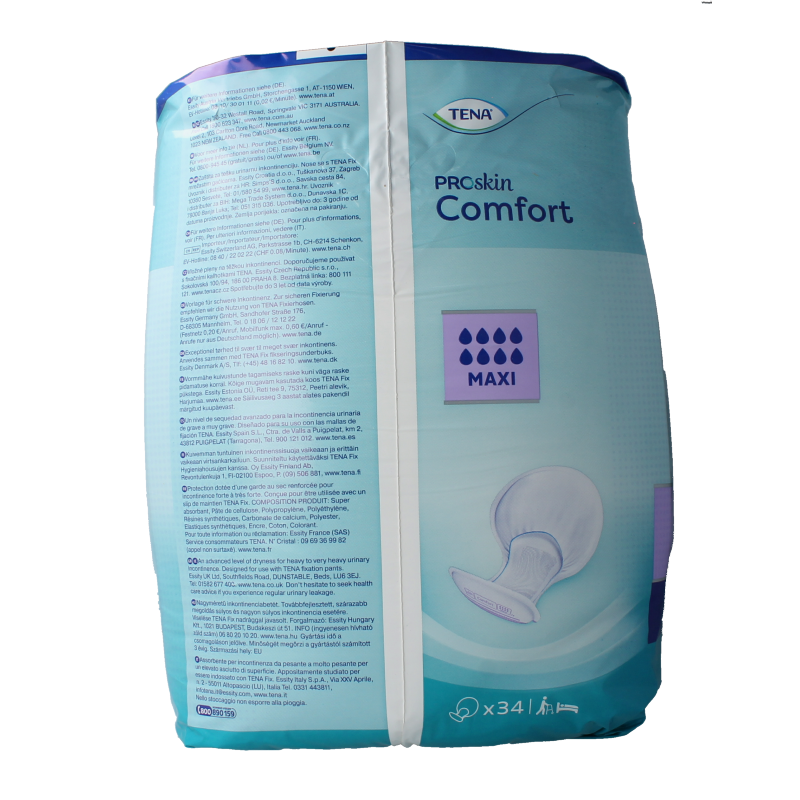 Tena Proskin comfort maxi 34 Stuks