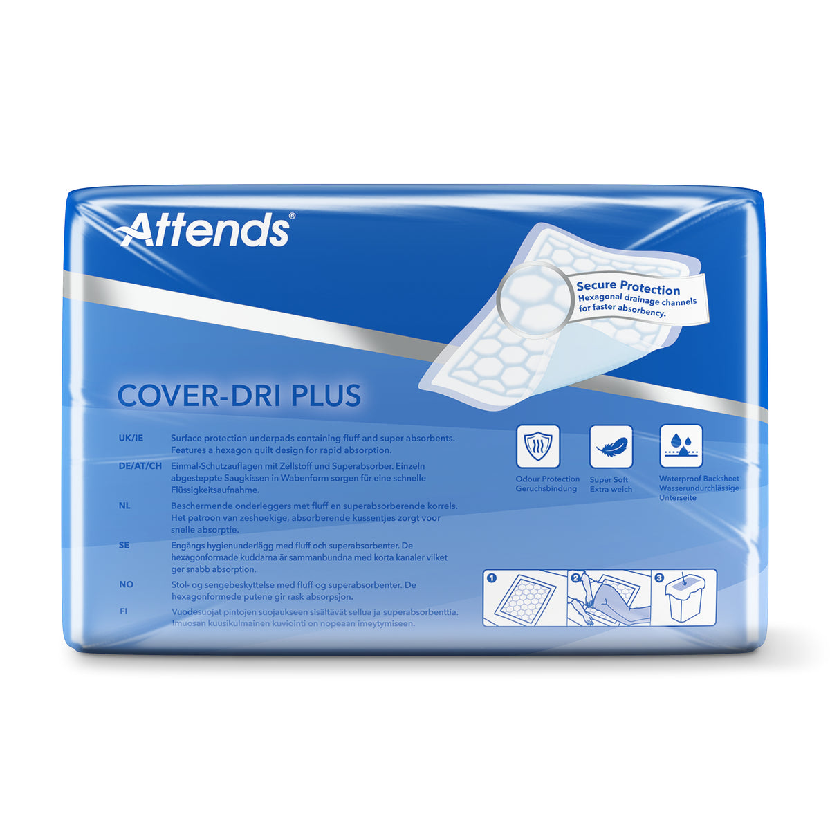 Attends Cover dri+ 40 x 60 50.00 Stuks