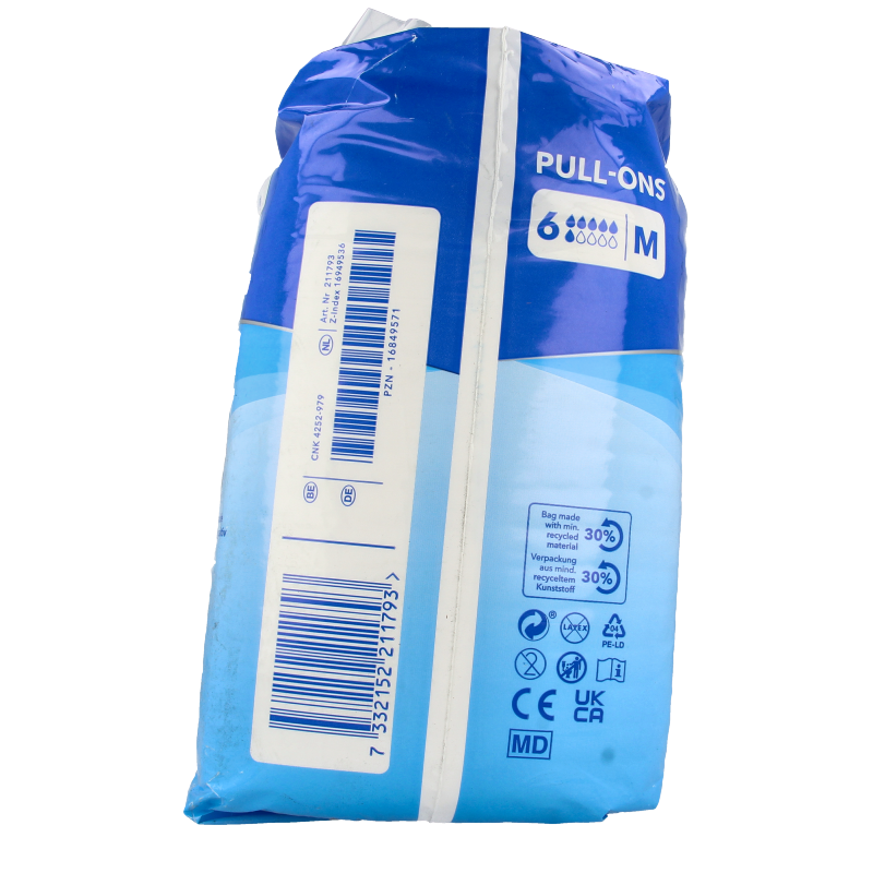 Attends Pull-ons 6 maat M 18 Stuks