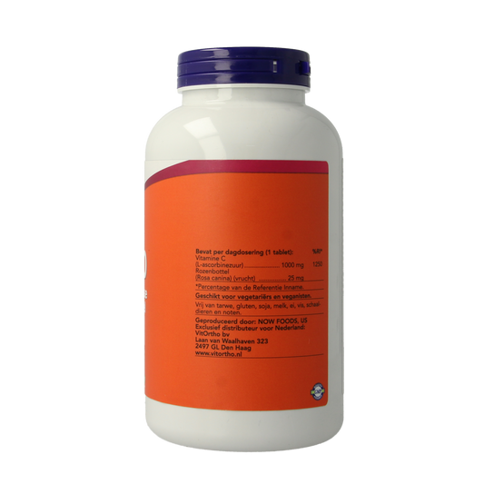 NOW C-1000 Sustained Release met rozenbottel 250.00 Tabletten