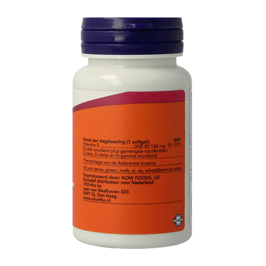 NOW Vitamine E-200 natuurlijke gemengde tocoferolen 100.00 Softgels