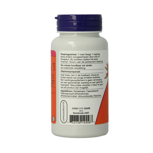 NOW Vitamine D3 1000IE & Vitamine K2 120 Vegetarische capsules