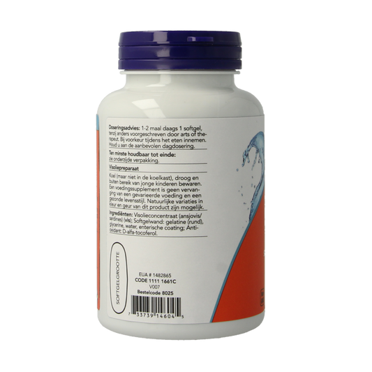 NOW Omega 3 extra 500mg EPA 250mg DHA 90 Softgels