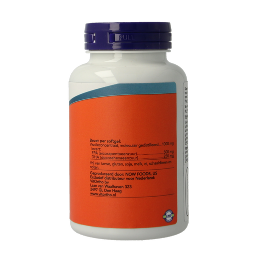 NOW Omega 3 extra 500mg EPA 250mg DHA 90.00 Softgels