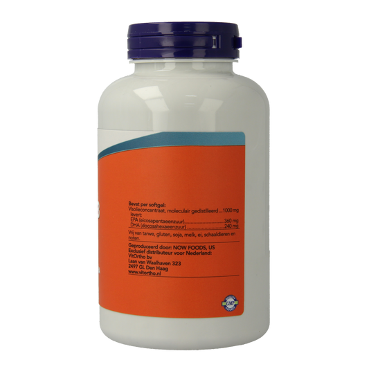 NOW Omega-3 Plus 360 mg EPA 240 mg DHA 120.00 Softgels