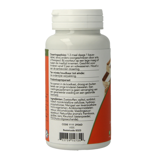 NOW Berry Dophilus™ Kids biotica kind 60 Kauwtabletten