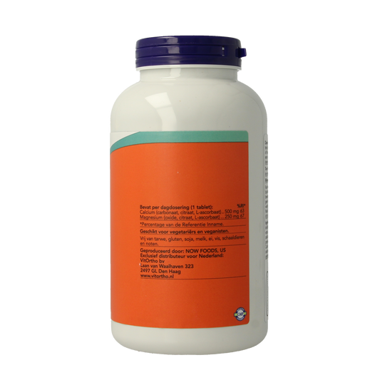 NOW Calcium 500mg magnesium 250mg 250.00 Tabletten