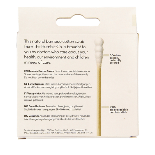 The Humble Co Wattenstaafjes spiraal - wit 100 Stuks