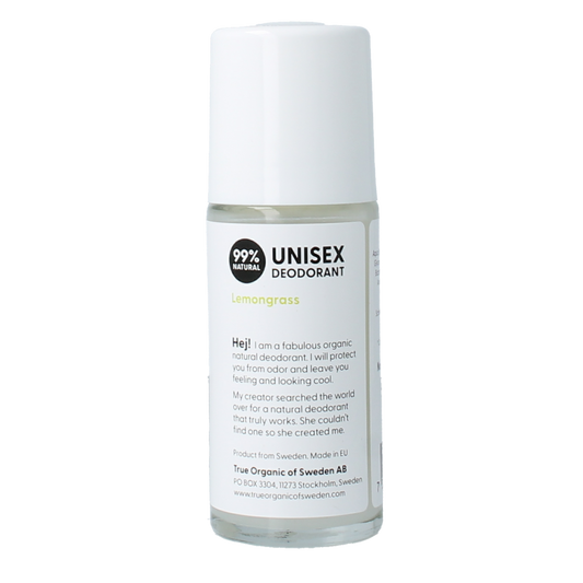 True Organic Undercover agent deodorant lemongrass 50.00 Milliliter