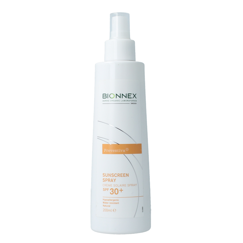 Bionnex Preventiva sunscreen spray SPF30 200 Milliliter