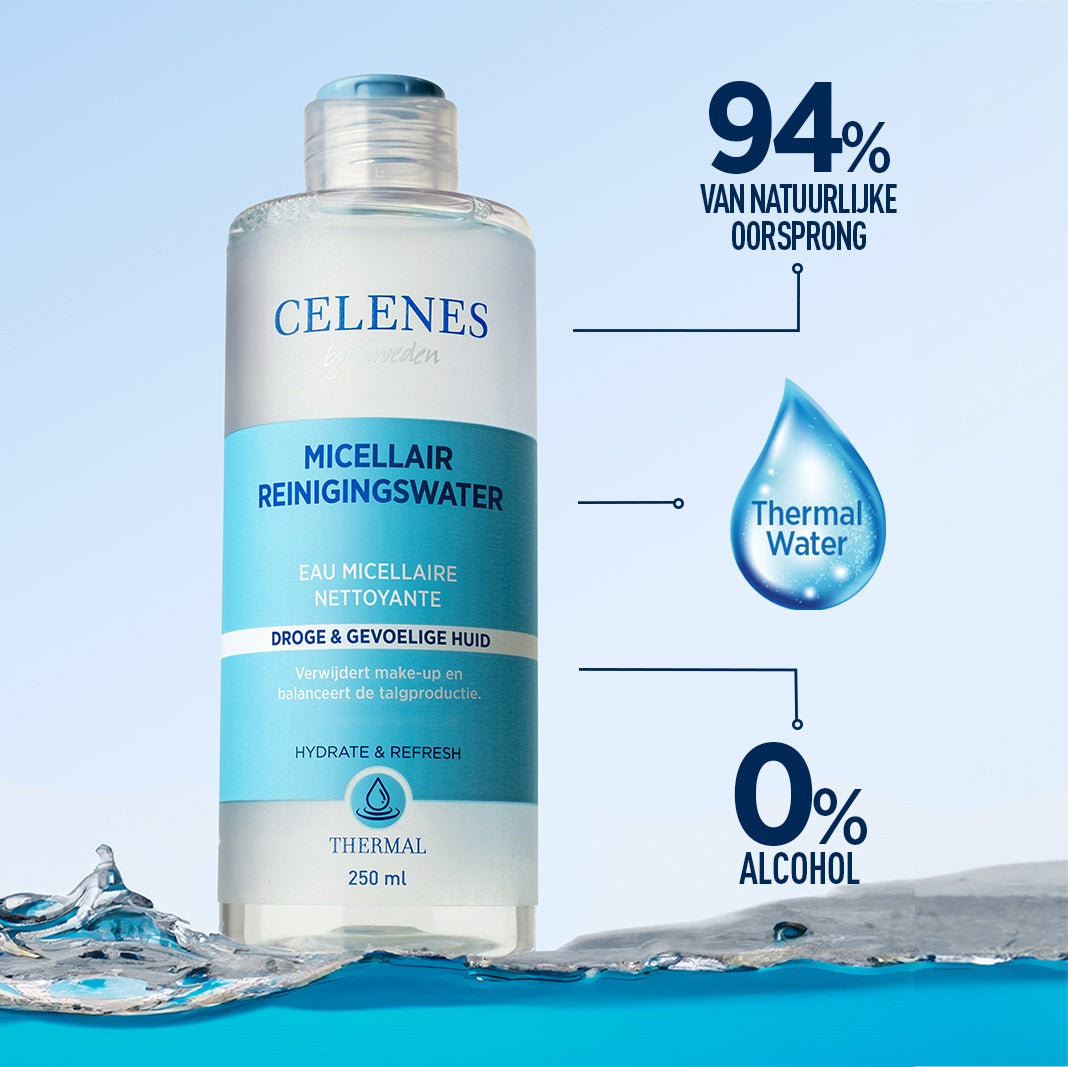 Celenes Thermal micellair water dry/sens 250 Milliliter