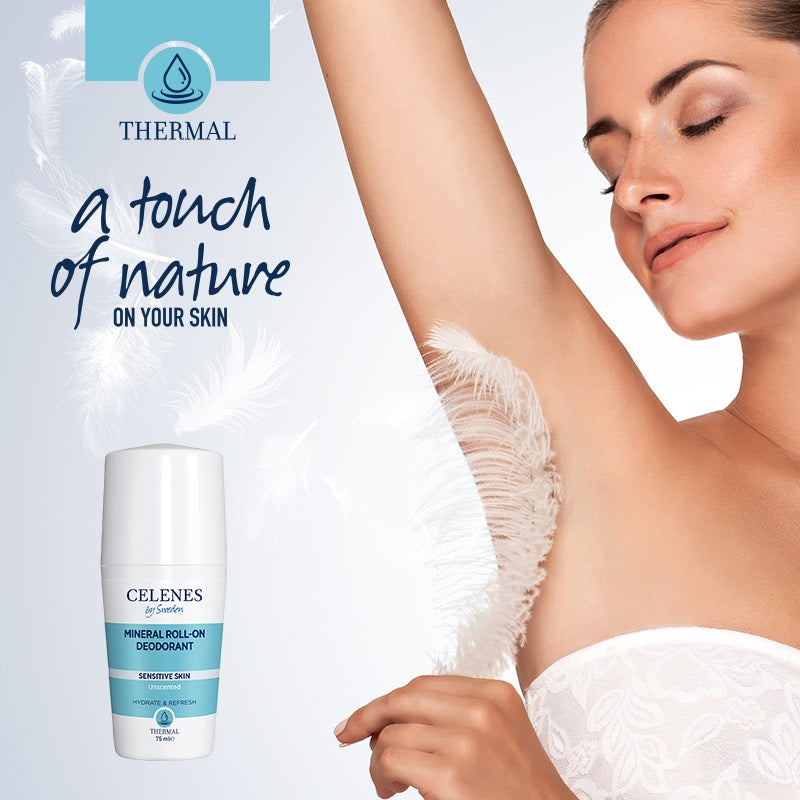 Celenes Thermal deodorant roll-on unscented 75 Milliliter