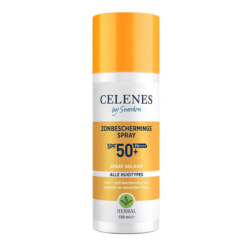 Celenes Herbal sunscreen spray all skintypes SPF50 150 Milliliter