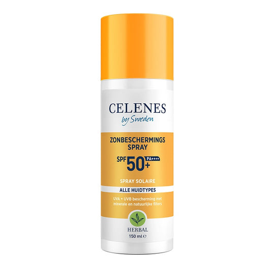 Celenes Herbal sunscreen spray all skintypes SPF50 150 Milliliter