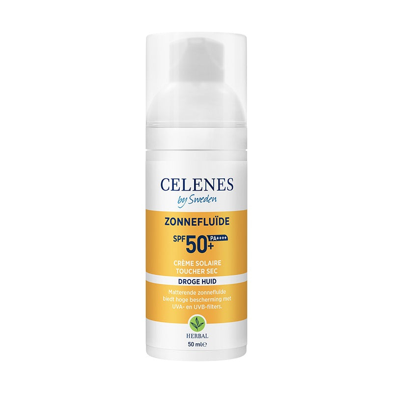Celenes Herbal dry touch sunscreen fluid SPF50 50 Milliliter