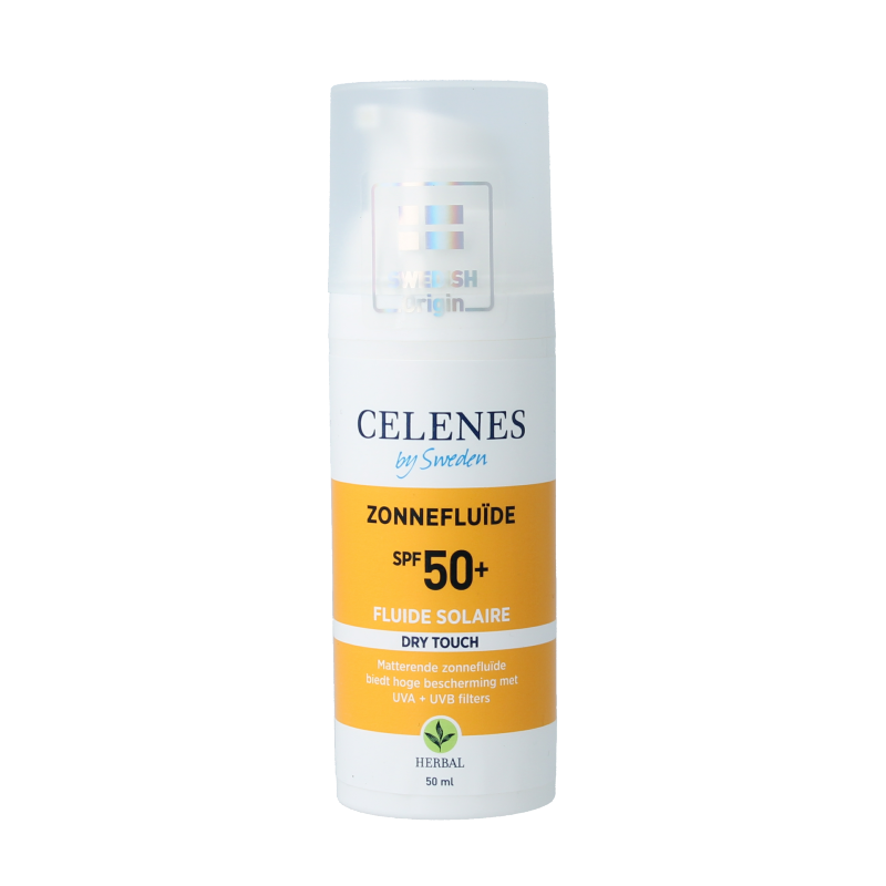 Celenes Herbal dry touch sunscreen fluid SPF50 50 Milliliter