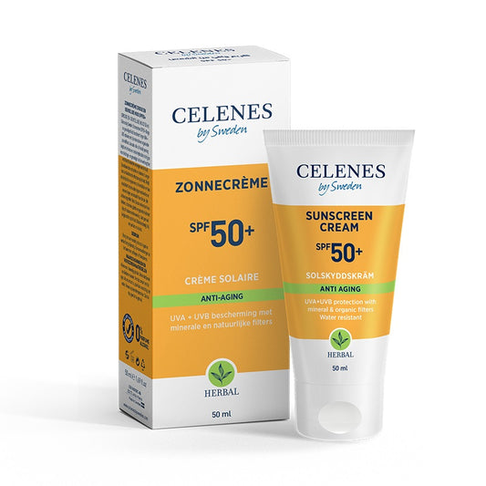 Celenes Herbal sunscreen cream anti-aging SPF50+ 50 Milliliter