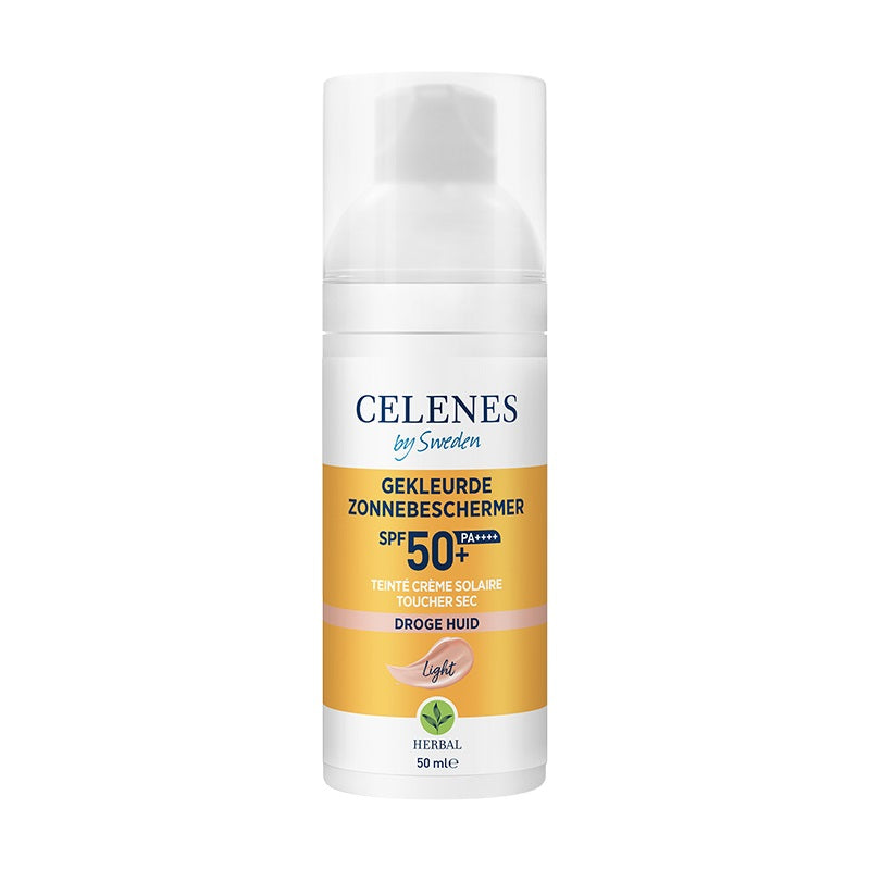 Celenes Herbal dry touch tinted light fluid SPF50+ 50 Milliliter