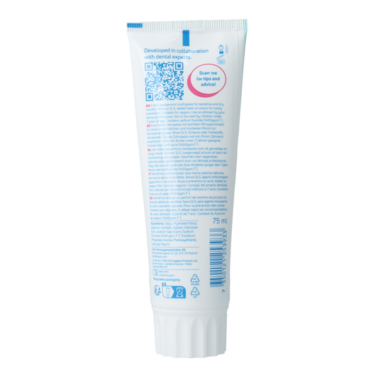 TePe Pure tandpasta sensitive peppermint 75 Milliliter