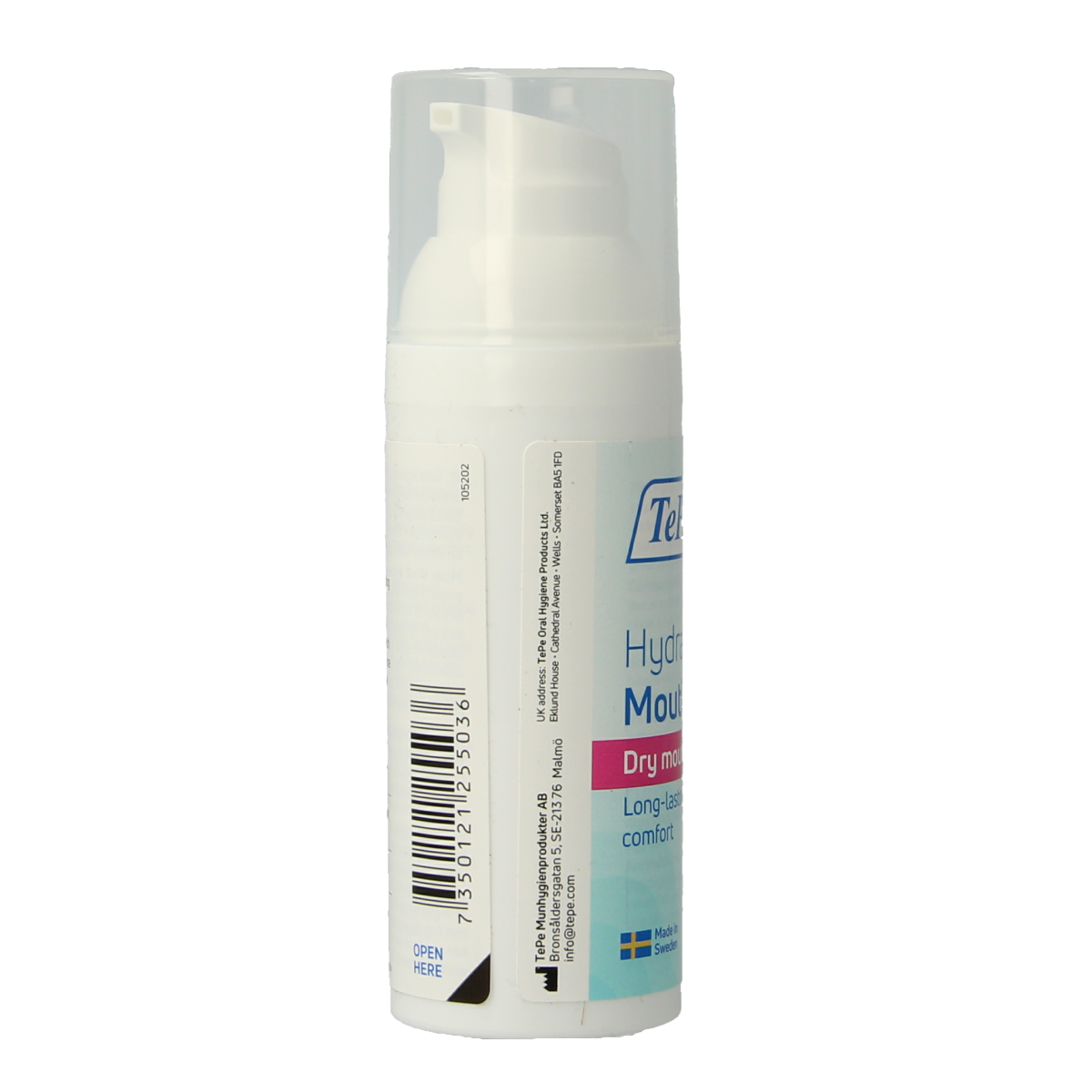TePe Hydraterende mondgel voor droge mond pepermunt 50.00 Milliliter