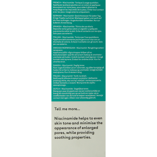 Q+A Niacinamide daily toner 100.00 Milliliter