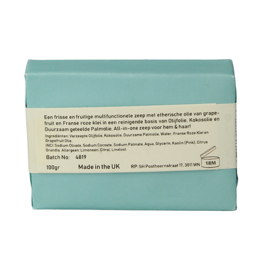 Blokzeep Shaving bar grapefruit 100 Gram