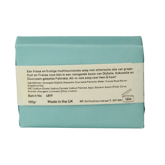 Blokzeep Shaving bar grapefruit 100.00 Gram