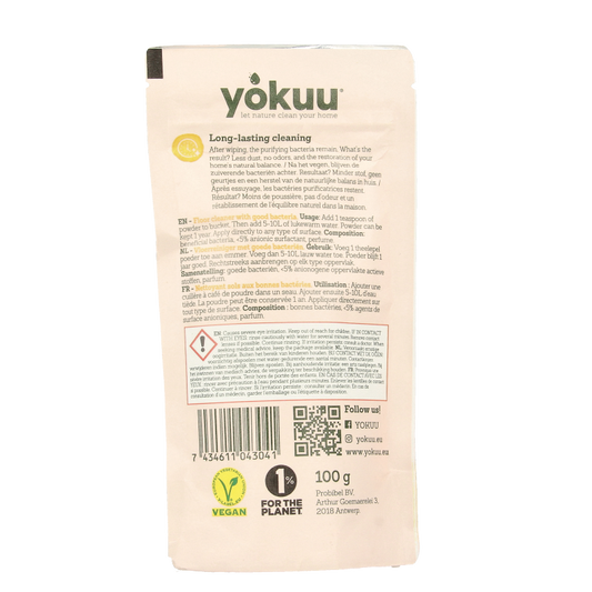 Yokuu Vloerreiniger poeder 100 Gram