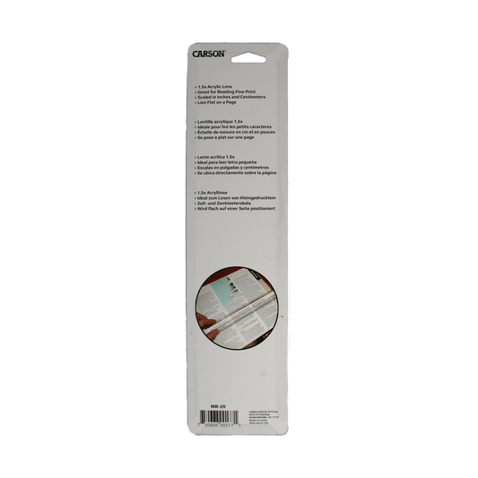 Able 2 Vergrootglas leeslineaal 31cm 1.00 Stuks