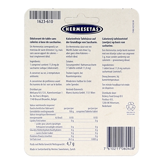 Hermesetas Zoetjes 400 Tabletten