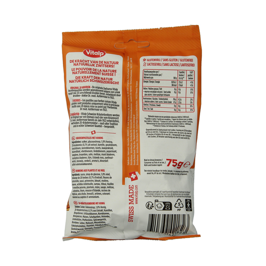 Vitalp 20 Kruiden en honing 75.00 Gram