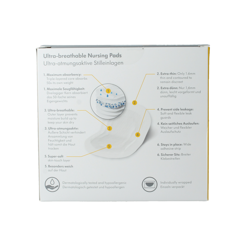 Medela Zoogcompressen ultra ademend 60 Stuks