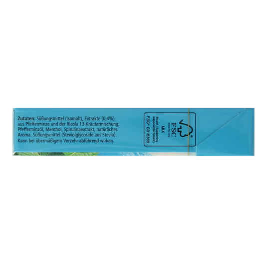 Ricola Fresh mint suikervrij doosje 50 Gram