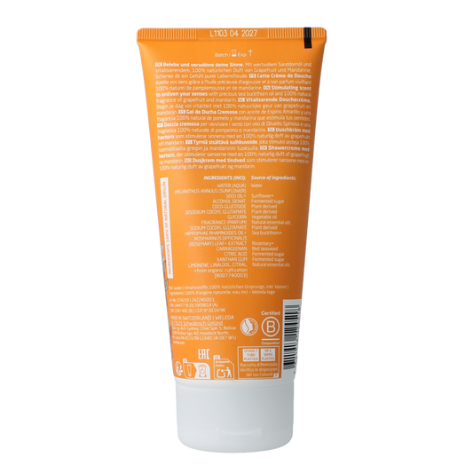 Weleda Duindoorn vitaliserende douchecreme 200.00 Milliliter