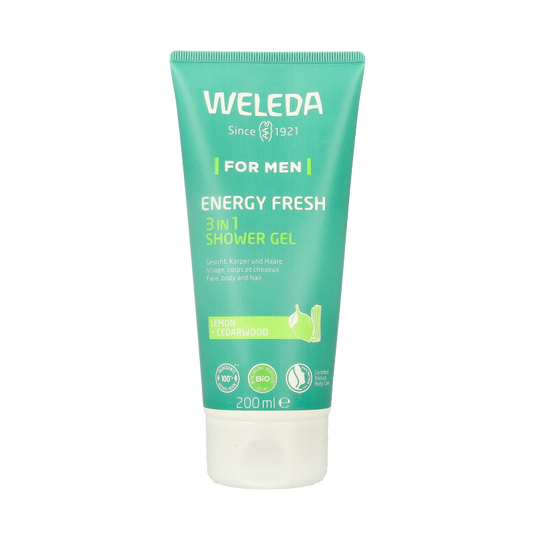 Weleda Men energy fresh douchegel 3 in 1 200 Milliliter