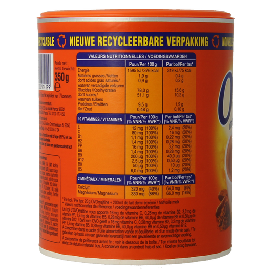 Ovomaltine Poeder 350 Gram