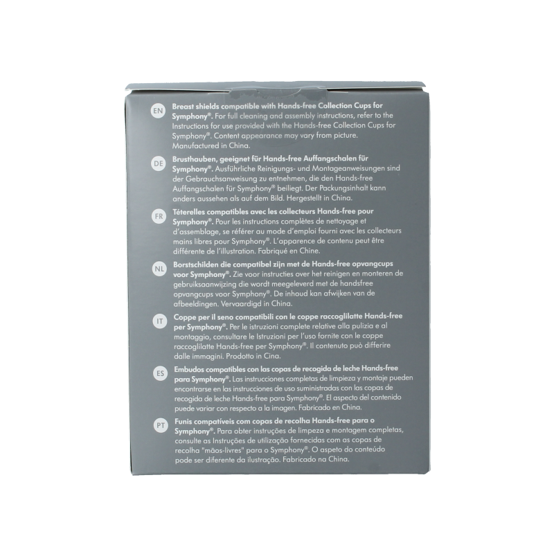 Medela Handsfree borstschild Symphony maat M 1 Stuks