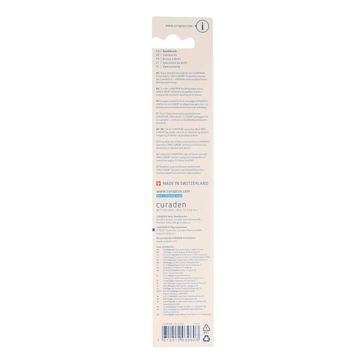 Curaprox Tandenborstel CS 3960 super soft assorti 1.00 Stuks