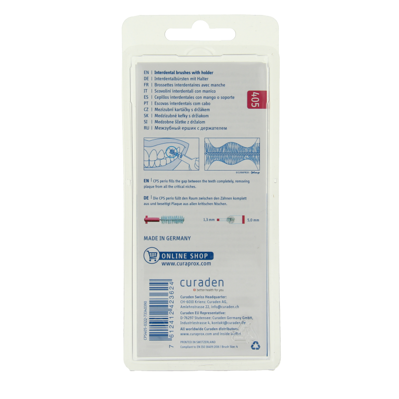 Curaprox Interdentaal rager perio roze gehoekt 5 Stuks
