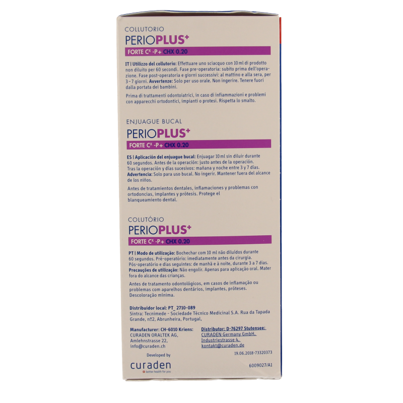 Curaprox Perio plus forte CHX 0.20 200 Milliliter