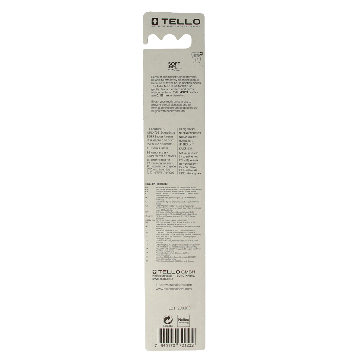 Tello Tandenbostel soft 1.00 Stuks